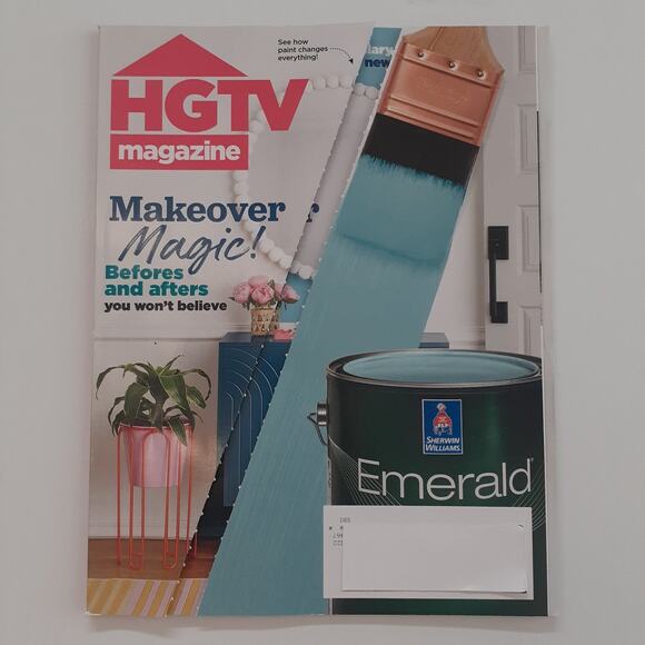 HGTV Magazine September 2023 Makeover Magic Sherwin Williams Publisher - Picture 1 of 2